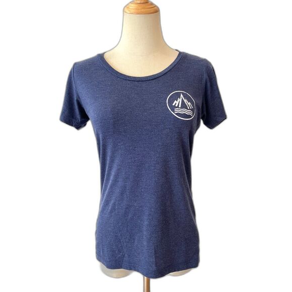 Sierra Nevada Adventure Co. SNAC Blue T-Shirt Outdoors Camping Hiking Small - Picture 2 of 6